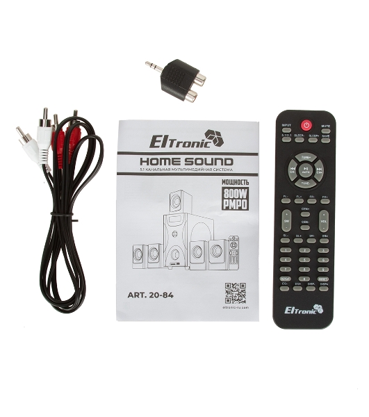 Акустическая система ELTRONIC (20-84) HOME SOUND черный