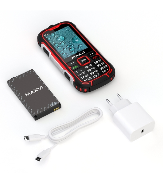 Мобильный телефон Maxvi R2 up красный