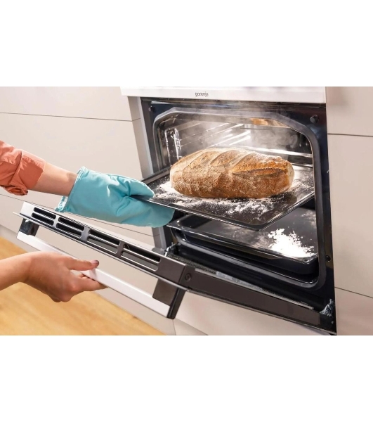 Плита электрическая Gorenje GECS5C70WA белый, конфорок 4 электрических, духовка 70 л, 50 см x 85 см x 59.4 см