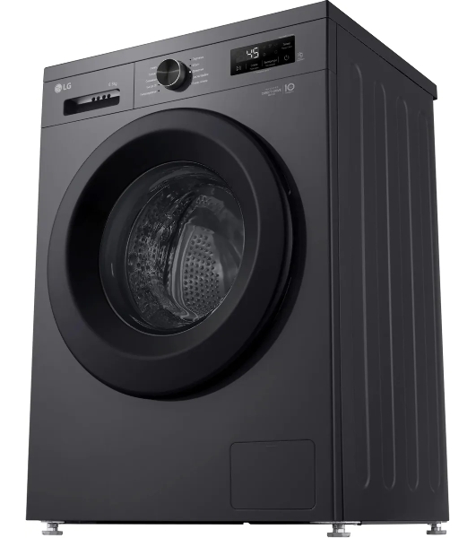 Стиральная машина LG F2Y1WS6J темно-серый, загрузка фронтальная 6,5 кг, 1200 об/мин., класс: A