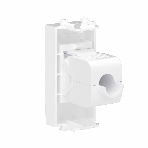 Розетка компьютерная DKC 4400691 1 модуль, Avanti 'Белое облако', RJ45 кат.6, без шторок модульная, фото3