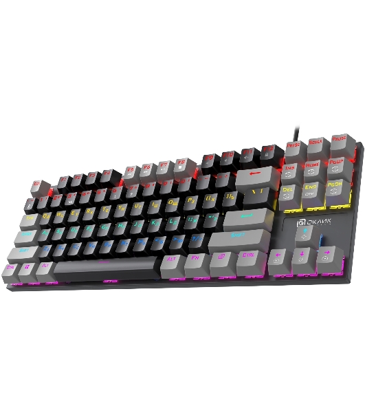 Клавиатура Oklick K600X проводная, USB Type-A, серый