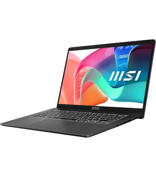 Ноутбук MSI Modern 14 F1MG-499RU Core 5 120U 16Gb SSD 512Gb Intel Graphics 14' IPS FHD (1920x1080) Windows 11 Pro grey WiFi BT Cam (9S7-14S111-499)