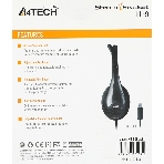 Гарнитура A4Tech HU-9 чёрный, проводная, фото2