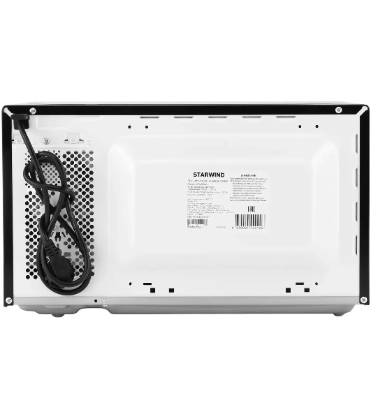 Микроволновая печь Starwind SWM5820 черный, 20 л, 700 Вт, переключатели - поворотный механизм