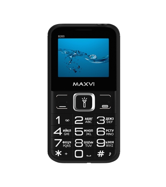 Мобильный телефон Maxvi B200 черный
