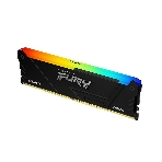 Оперативная память Kingston Fury Beast, DDR4, 16GB (1x16GB), 3200MHz, CL16, DIMM, радиатор, RGB, черный, фото3
