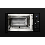 Встраиваемая микроволновая печь Weissgauff HMT-620 B Grill черный, 20 л, 700 Вт, переключатели - кнопки/поворотный механизм, фото2