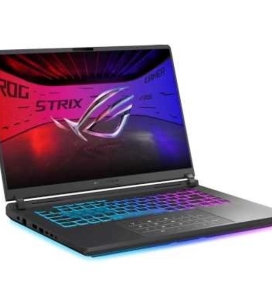 Ноутбук ASUS ROG Strix G16 G615LR-S5162 серый 16'(2560x1600 (матовый, 240Hz) IPS)/Intel Core Ultra 7 255HX(2.4Ghz)/16Gb/1024PCISSDGb/noDVD/Ext:NVIDIA GeForce RTX 5070 Ti(12288Mb)/Cam/BT/WiFi/90WHr/war 1y/2.65kg/DOS