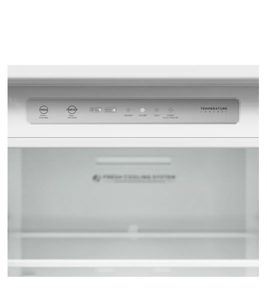 Встраиваемый холодильник Kuppersberg RBN 1761, High-Tech, ВхШхГ 178.5х54х55 см, объем 274 л, инверторный компрессор, электронное управление, скользящее крепление фасада, No Frost, LED освещение, супер заморозка, энергоэффективность А++