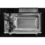 Встраиваемая микроволновая печь Weissgauff HMT-620 B Grill черный, 20 л, 700 Вт, переключатели - кнопки/поворотный механизм, фото3