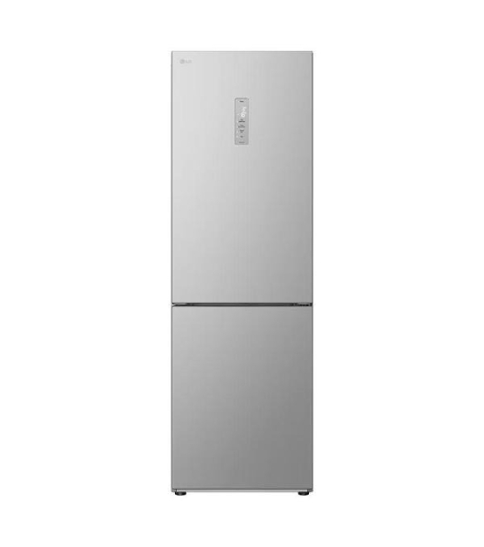 Холодильник LG GC-B459ANMW серебристый двухкамерный 234/110л морозилка снизу, No Frost