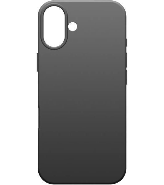 Чехол (клип-кейс) BoraSCO для Apple iPhone 16 Plus Microfiber Case черный (73687)