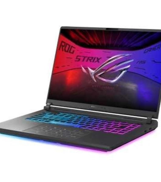 Ноутбук ASUS ROG Strix G16 G615LR-S5162 серый 16'(2560x1600 (матовый, 240Hz) IPS)/Intel Core Ultra 7 255HX(2.4Ghz)/16Gb/1024PCISSDGb/noDVD/Ext:NVIDIA GeForce RTX 5070 Ti(12288Mb)/Cam/BT/WiFi/90WHr/war 1y/2.65kg/DOS