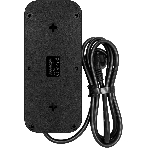 Сетевой фильтр Powercom SP-08 USB03AB 3,0 m 3.0м, 8 розеток, черный, коробка, фото3