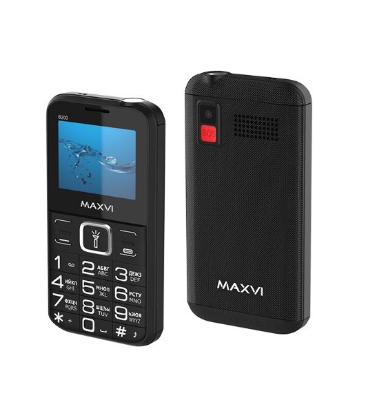 Мобильный телефон Maxvi B200 черный