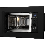 Встраиваемая микроволновая печь Weissgauff HMT-620 B Grill черный, 20 л, 700 Вт, переключатели - кнопки/поворотный механизм, фото4