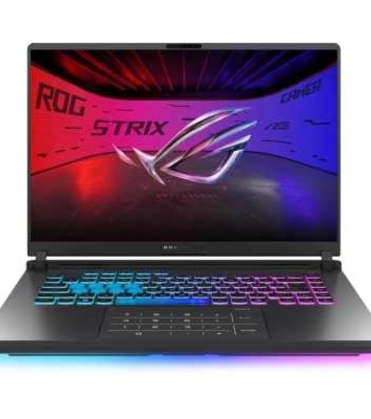 Ноутбук ASUS ROG Strix G16 G615LR-S5162 серый 16'(2560x1600 (матовый, 240Hz) IPS)/Intel Core Ultra 7 255HX(2.4Ghz)/16Gb/1024PCISSDGb/noDVD/Ext:NVIDIA GeForce RTX 5070 Ti(12288Mb)/Cam/BT/WiFi/90WHr/war 1y/2.65kg/DOS