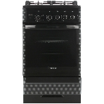 Плита газовая Gefest ПГ 5500-03 0044 черный, конфорок 4 шт, духовка 52 л, 50 см x 85 см x 58.5 см, фото 1