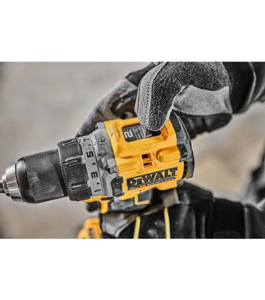 Дрель-шуруповерт DeWalt DCD800E1T-QW, 18 В, 1,7 Ач, 90 Нм, бесщеточный