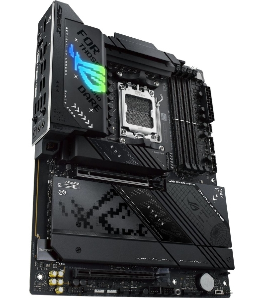 Материнская плата ASUS ROG STRIX X870-F GAMING WIFI, AM5, AMD X870, 4xDDR5, 2xSATA, 4xM.2, 1xPCI-E 5.0 x16, 1xPCI-E 4.0 x4, 1xHDMI, 1xDP, 2xUSB-C USB4, 1xUSB-C 10Gbps, 5xUSB-A 10Gbps, 4xUSB-A 5Gbps, 1x 2.5Gb LAN, 2x3.5 мм, 7.1, ATX
