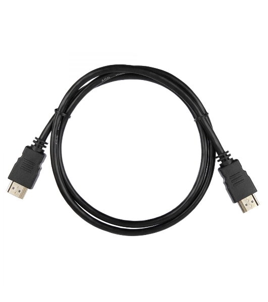Кабель ACD-DHHM1-10B HDMI 1.4, Golden Plated,19m/19m, черный, 1м