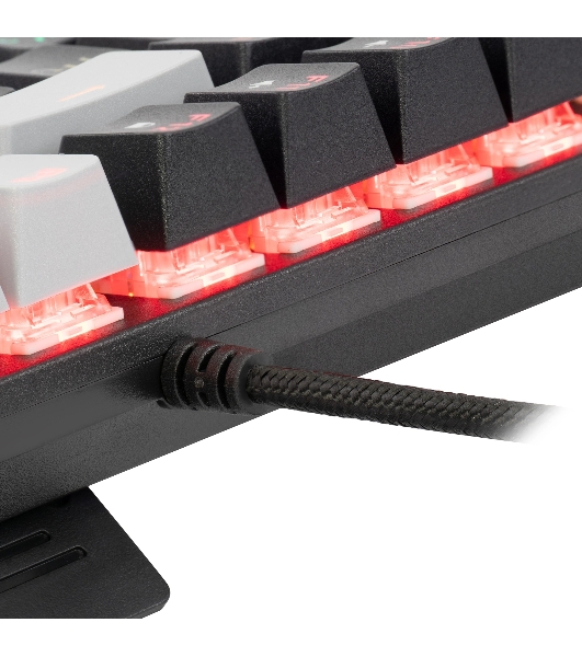 Клавиатура Oklick K600X проводная, USB Type-A, серый