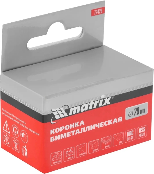 Коронка Matrix BIMETAL, 29 мм