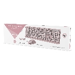 Комплект клавиатура+мышь Smartbuy 108AG беспроводной, USB, 1600 DPI, розовый, фото3