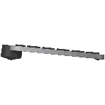 Клавиатура беспроводная Logitech MX Keys Mini (920-010501), USB, Bluetooth/Радиоканал, темно-серый/черный, фото3