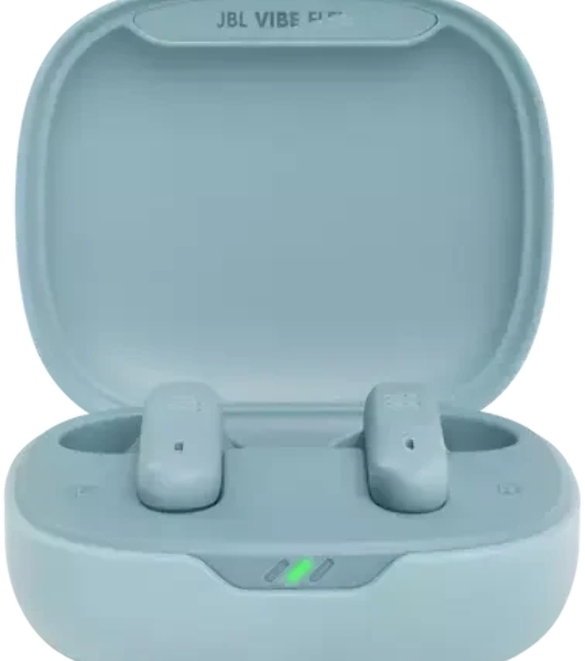 Наушники TWS JBL Wave Flex мятный, вкладыши, Bluetooth, быстрая зарядка, до 8 ч