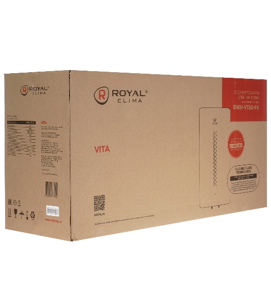 Водонагреватель электрический накопительного типа Royal Clima RWH-VT50-FE