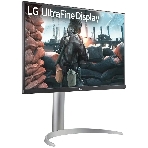 Монитор 27' LG UltraFine 27UP650K-W IPS 3840x2160, 60 Гц, 5 мс, 16:9, 400 кд/м², 2xHDMI 2.0, DP 1.4, 3.5 мм, черный/серебристый, фото7