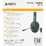 Гарнитура A4Tech HU-10 чёрный, проводная, фото2