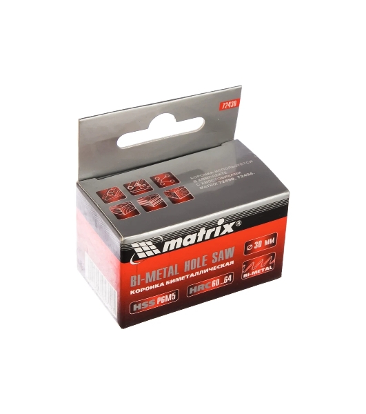 Коронка Matrix BIMETAL, 30 мм