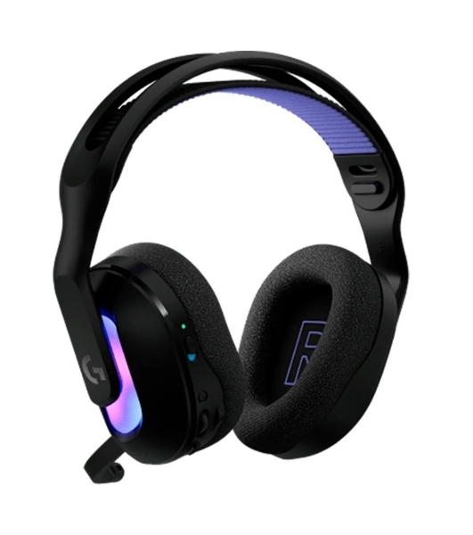 Гарнитура Logitech G522 Lightspeed чёрный, беспроводная + проводная, Bluetooth 5.3/USB, радиус 30 м, подсветка, съёмный микрофон