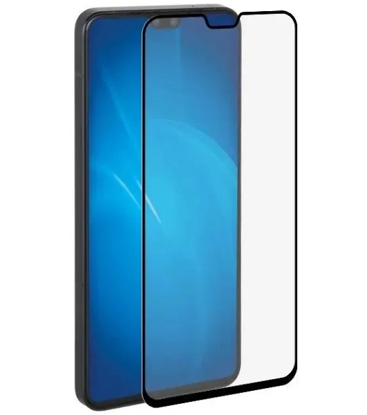 Защитное стекло для экрана DF vColor-22 черный для Vivo V23 2.5D 1шт. (DF VCOLOR-22 (BLACK))