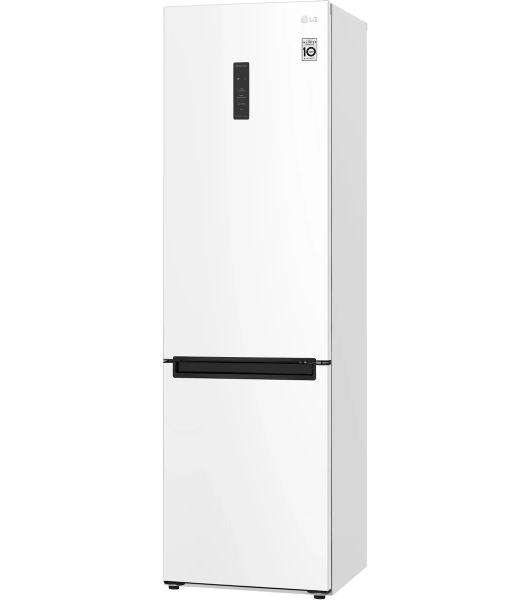 Холодильник LG GA-B509LQYL белый двухкамерный 277/107л морозилка снизу, No Frost