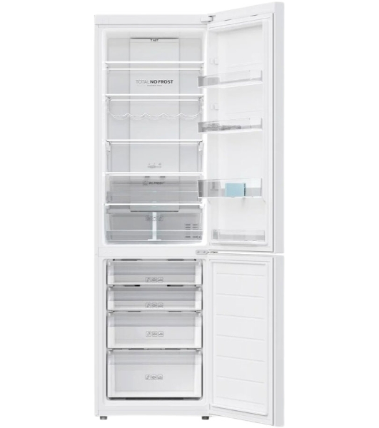 Холодильник Haier C2F637CWMVU1 белый, двухкамерный, 278/108л, морозилка снизу, No Frost