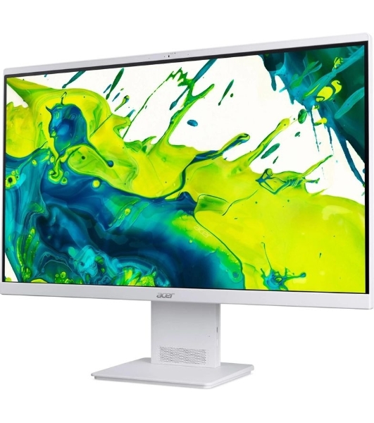 Моноблок Acer Aspire S27B-UGMTL-U 27' Full HD Core Ultra 7 155U (1.7) 16Gb SSD512Gb Arc graphics Eshell GbitEth WiFi BT 90W клавиатура мышь Cam белый 1920x1080