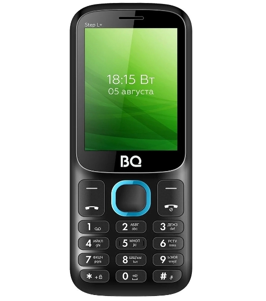 Мобильный телефон BQ 2440 Step L+ черный/синий