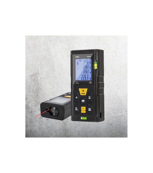 Лазерный дальномер Deli DL4169 (Диапазон измерения 0,05~60м, точность измерения: ±3мм)