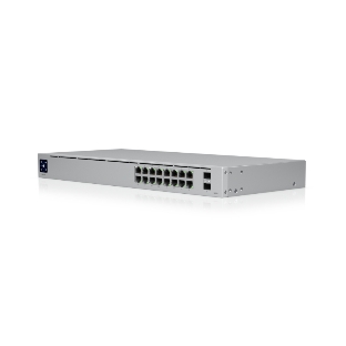 Коммутатор Ubiquiti UniFi USW-16-POE 2SFP 8PoE+ 42W управляемый