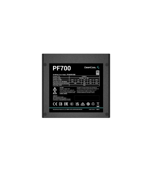 Блок питания Deepcool/GamerStorm PF700, 700Вт, 80 PLUS, 120мм, черный