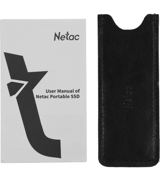Внешний SSD Netac Z SLIM, 250 Gb, USB 3.2 Gen 2 Type-C, R/W 550/480, черный