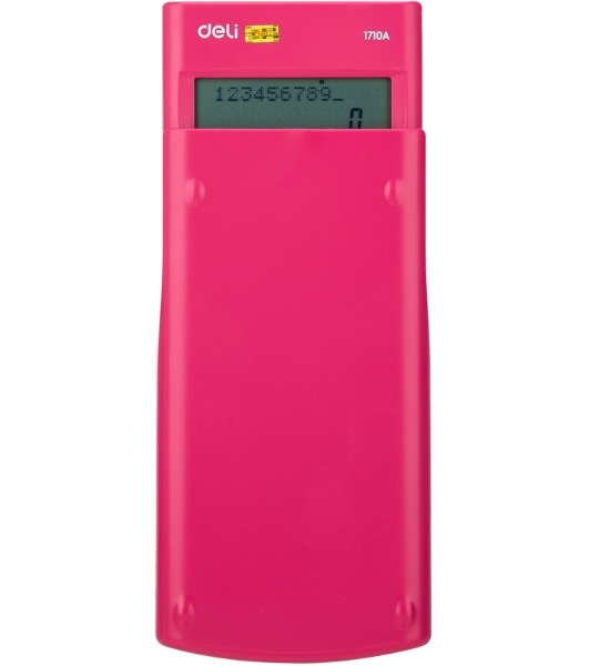 Калькулятор научный Deli E1710A/RED красный 10+2-разр.