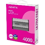 Внешний SSD ADATA SD810, 4Tb, USB 3.2 Gen 2x2 Type-C, R/W 2000/2000, серебристый, фото3