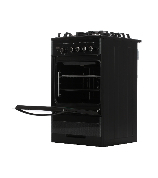 Плита газовая Gefest ПГ 5500-03 0044 черный, конфорок 4 шт, духовка 52 л, 50 см x 85 см x 58.5 см