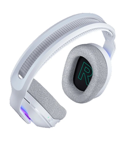 Гарнитура Logitech G522 Lightspeed белый, беспроводная + проводная, Bluetooth 5.3/USB, радиус 30 м, подсветка, съёмный микрофон