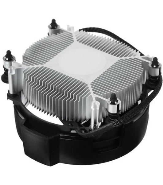 Кулер для процессора AMD Wraith Stealth OEM, 92 мм, алюминий, 2600 об/мин, 30 дБ, 4 pin PWM, 65 Вт, высота 55 мм